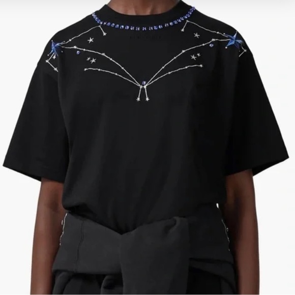 Burberry Tops - BURBERRY Constellation Detail Cotton T-Shirt Exclusive Capsule Collection